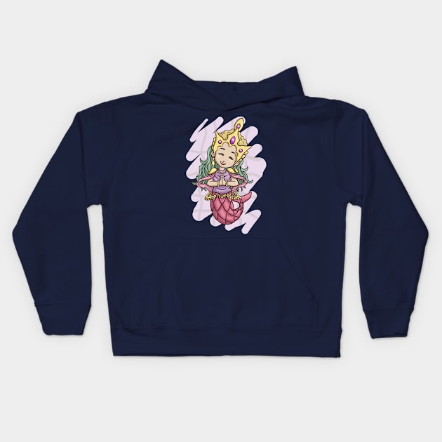 Mermaid Princess Kids Hoodie by Altrada